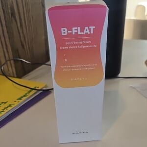 Maelys B-FLAT Belly Firming Cream - Pink and White